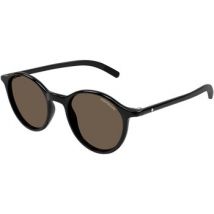 Lunettes de soleil Montblanc MB0324S Lunettes de soleil, Noir/Marron, 50 mm