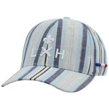 Casquette LXH Casquette rayure marrakech Ref 62318 Bleu
