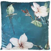 Housses de coussins Autrefois Housse de coussin toucher velours 45 x 45 cm - Colibri
