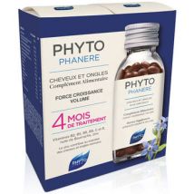 Accessoires cheveux Phyto Phytophanere Complément Alimentaire Gélules 2 X 120 Unités
