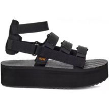 Sandales compensées Teva Sandals Women Flatform Mevia Black