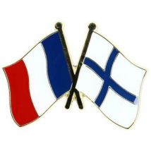 Broches Clj Charles Le Jeune Pin's Drapeaux Jumelage France - Finlande