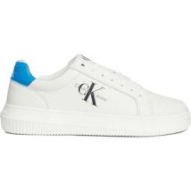 Baskets basses Calvin Klein Jeans chunky cupsole leisure trainers white malibu blu