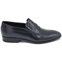 Mocassins Rossi MOCASSINO ELEGANTE UOMO IN PELLE LUCIDA