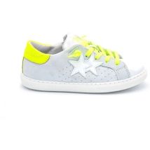 Baskets enfant 2 Stars SNEAKER BAMBINA IN PELLE BICOLORE