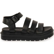 Sandales compensées Heavenly Feet SAFFRON BLACK
