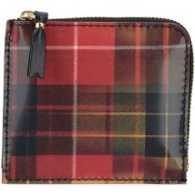 Portefeuille Comme Des Garcons Portefeuille Comme Des Garçons Wallet Tartan rouge et jaune
