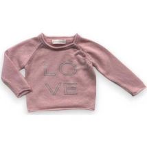 Pull enfant Frenchy Yummy Pull - Rose - 6 mois - Très bon état