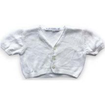 Gilet enfant La Chatelaine Cardigan - Blanc - 3 mois - Très bon état
