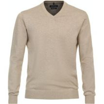 Sweatshirts Casamoda Pull Col-V Ecru