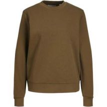 Sweatshirts Teeshoppen Basic Sweat-shirt à col rond - Brun