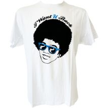 T-shirt Corner Tee-shirt Michael Jackson Blanc pour homme taille XL