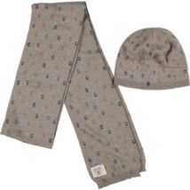 Bonnet enfant OOXOO Ensemble écharpe + bonnet multicolore