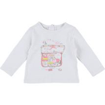 T-shirt enfant La compagnie des petits T-Shirt blanc, rose
