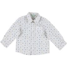 Chemise enfant MES PETITS CAILLOUX Chemise blanc, bleu, moutarde