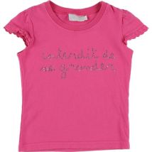 T-shirt enfant Interdit De Me Gronder T-shirt rose