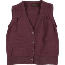 Gilet enfant Maloup Gilet aubergine