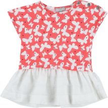 Robe enfant Miniman Robe rose, blanc