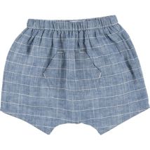 Short enfant Bout'chou Short bloomer bleu, blanc