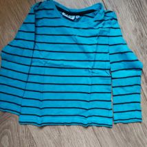 T-shirt enfant NKY t-shirt manches longues turquoise et bleu NKY - 4 ans