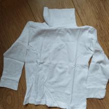 Chemise enfant Zara Col roulé blanc Zara - 3-4 ans