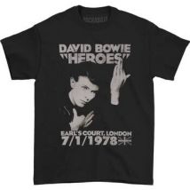 T-shirt David Bowie Heroes Earls Court