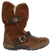 Bottes enfant Flower Girl 191548-B2040 COGNAC-DBROWN