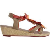 Sandales enfant Flower Girl 147840-B4600 LTAUPE-CORAL