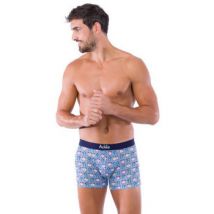 Pyjamas / Chemises de nuit Achile Pack de 2 boxers en coton bio motifs BREAKFAST et uni