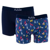Pyjamas / Chemises de nuit Achile Pack de 2 boxers en coton bio motifs Quilles