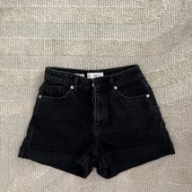 Short Mango Short en jean noir Mango