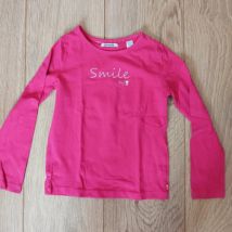 T-shirt enfant Okaïdi T-shirt manches longues fushia Okaïdi - 5 ans