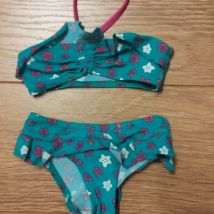 Maillots de bain enfant Decathlon Maillot 2 pièces vert fuchsia Decathlon - 4 ans