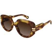 Lunettes de soleil Chloe CH0257S Lunettes de soleil, Havana/Marron, 52 mm
