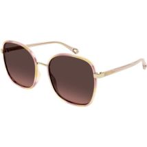 Lunettes de soleil Chloe CH0031S Lunettes de soleil, Havana/Rouge, 59 mm