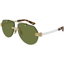 Lunettes de soleil Bottega Veneta BV1342S Lunettes de soleil, Or/Vert, 59 mm