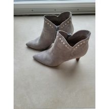 Boots Progetto Bottines rock chic cloutées