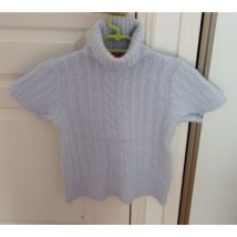 Pull Manoukian Pull bleu ciel 50% angora