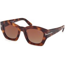 Lunettes de soleil Tom Ford FT1083 GUILLIANA Lunettes de soleil, Havana/Marron, 52 mm