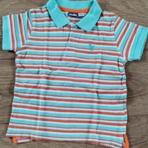 Polo enfant Lupilu Polo rayé orange et vert Lupilu - 6 ans