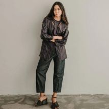 Tunique Mirakaya Cut Peplum Blouse - Riscas