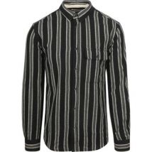 Chemise Anerkjendt Shirt Leif Structure Stripe Anthracite