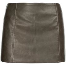 Jupes Glamorous miniskirt faux cuir brun