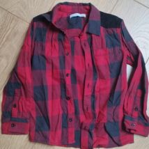 Chemise enfant Gemo Chemise manches longues rouge et noir Gémo - 6 ans