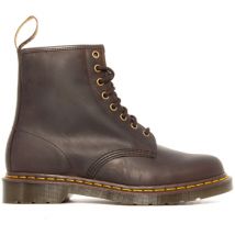 Bottes plates Dr. Martens DR.MARTENS 1460 DARK BROWN CRAZY HORSE 11822203