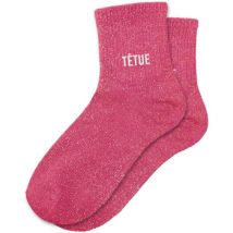 Chaussettes Stc Chaussettes Têtue rose à paillettes