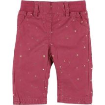 Pantalon enfant Brioche Pantalon rose, doré