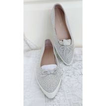 Ballerines Tosca Blu Ballerines strass grises soirée fête cool amp;chic
