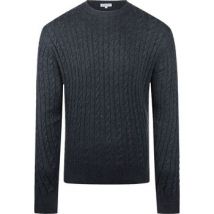 Sweatshirts Mcgregor Pull Cable Laine Merinos Mélanger Marine