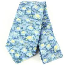 Cravates et accessoires Brochier Soieries 1890 Cravate Lyonnaise Monet Nymphéas